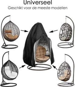 Beschermhoes Hangstoel Egg - Waterproof - Universeel Model - Hoes Van Egg Chair - Waterdichte Beschermer Voor Egg Stoel Met Standaard -Optimaal Tuinmeubel Winkel 1035x1200