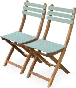 Alice's Garden Bistroset Barcelona - 2 Zitplaatsen - Acacia - Groengrijs -Optimaal Tuinmeubel Winkel 1041x1200 4