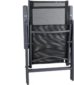 Tuinset 4 + 1 Klapstoelen Tuintafel – Aluminium 80x80cm - Grijs 34 Tuinset 4 + 1 Klapstoelen Tuintafel – Aluminium 80x80cm - Grijs -Optimaal Tuinmeubel Winkel 1049x1200 1