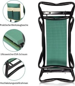 Uten - Kniebankje Tuin - Knie Steun - Tuinkruk Inklapbaar - Kniesteun Tuinieren - Kniekussen - Tot 150 Kg - Groen -Optimaal Tuinmeubel Winkel 1052x1200 1