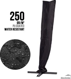 MaxxGarden Parasolhoes - Afdekhoes Voor Zweefparasol - Beschermhoes - 200-400 Cm - Met Rits En Trekkoord - Zwart 12 MaxxGarden Parasolhoes - Afdekhoes Voor Zweefparasol - Beschermhoes - 200-400 Cm - Met Rits En Trekkoord - Zwart -Optimaal Tuinmeubel Winkel 1081x1200