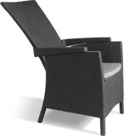Allibert Vermont Verstelbare Tuinstoel - 64x68x107cm - Grafiet 20 Allibert Vermont Verstelbare Tuinstoel - 64x68x107cm - Grafiet -Optimaal Tuinmeubel Winkel 1095x1200