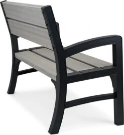 Keter Montero Tuinbank – 2-personen - 120x61x91cm - Grafiet -Optimaal Tuinmeubel Winkel 1103x1200 1