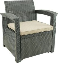 MaxxGarden Rattan Loungeset - 4 Persoons Zithoek - Design Wicker Tuinset -Optimaal Tuinmeubel Winkel 1103x1200 3