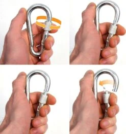 2x 50cm Hangende Stoelketting Tot 230kg - 4 Karabiners - Schommel Hangmat Bokszak Ophanging -Optimaal Tuinmeubel Winkel 1122x1200