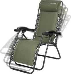 Capture Outdoor, Opklapbare Luxe Ligstoel "Relax RZ-1", Verstelbare Rugleuning, Luxe Armleuningen, Opgespannen Gevoerd Doek, Afneembaar Kussen, … -Optimaal Tuinmeubel Winkel 1160x1200