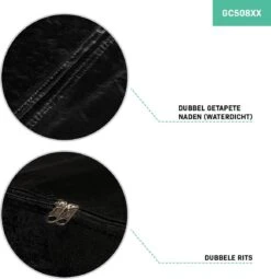 VONROC Premium Opbergtas Voor Tuinstoel/tuinset Kussens XL – 200x75x60cm – Voor 6 Tot 8 Kussens -Optimaal Tuinmeubel Winkel 1162x1200 5