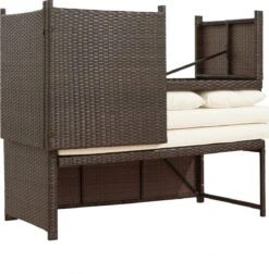 Teamson Home 3-Delig Hoek Loungeset - Tuinmeubelen - Tuinbank - Omvat Tafel En Kussens - Rotan - Bruin/Wit 19 Teamson Home 3-Delig Hoek Loungeset - Tuinmeubelen - Tuinbank - Omvat Tafel En Kussens - Rotan - Bruin/Wit -Optimaal Tuinmeubel Winkel 1177x1200 4