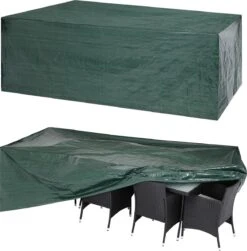 Kingsleeve Tuinmeubelhoes - Beschermhoes - Weerbestendig -308x138x89cm - Groen