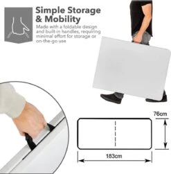 MaxxGarden Vouwtafel - Opvouwbare Kampeer Tafel - Tuin - Camping - Binnen - Weersbestendig - 180 X 74 X 74cm- Wit 18 MaxxGarden Vouwtafel - Opvouwbare Kampeer Tafel - Tuin - Camping - Binnen - Weersbestendig - 180 X 74 X 74cm- Wit -Optimaal Tuinmeubel Winkel 1180x1200 4
