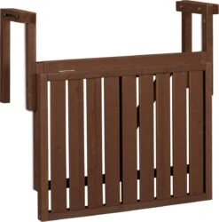 Relaxdays Balkontafel Inklapbaar - Klaptafel Balkon - Tafel Reling - Hangtafel Hout -Optimaal Tuinmeubel Winkel 1187x1200 2