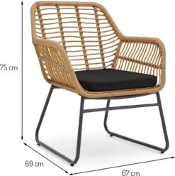 Milton & Oldbrook Tuinset 4-delig Kilsund Naturel -Optimaal Tuinmeubel Winkel 1196x1200 5