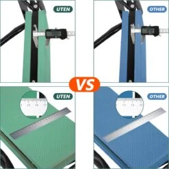 Uten - Kniebankje Tuin - Knie Steun - Tuinkruk Inklapbaar - Kniesteun Tuinieren - Kniekussen - Tot 150 Kg - Groen -Optimaal Tuinmeubel Winkel 1198x1200 3