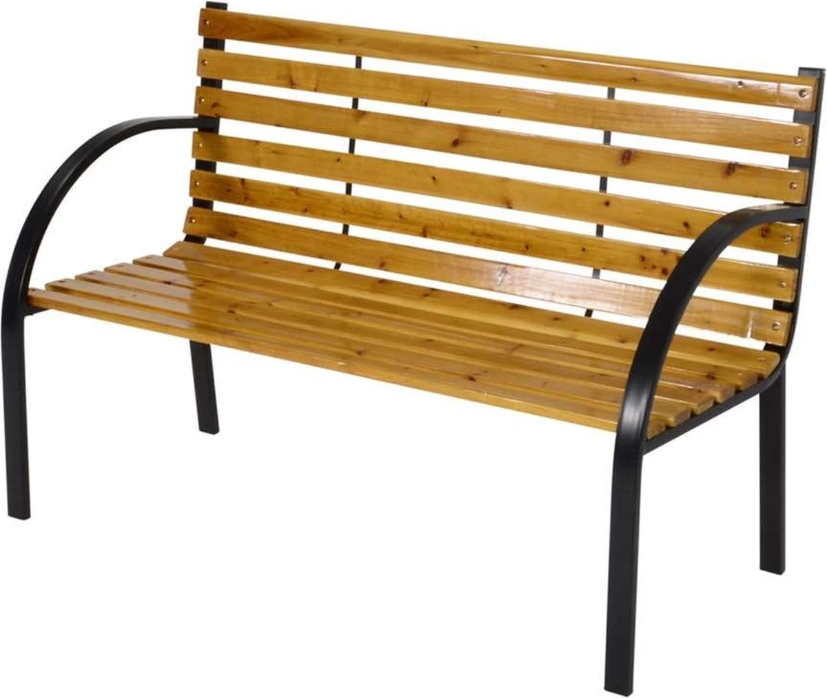 Dutcc 41142 - Tuinbank - Woodstock - 120 Cm – Zwart 1 Dutcc 41142 - Tuinbank - Woodstock - 120 Cm – Zwart