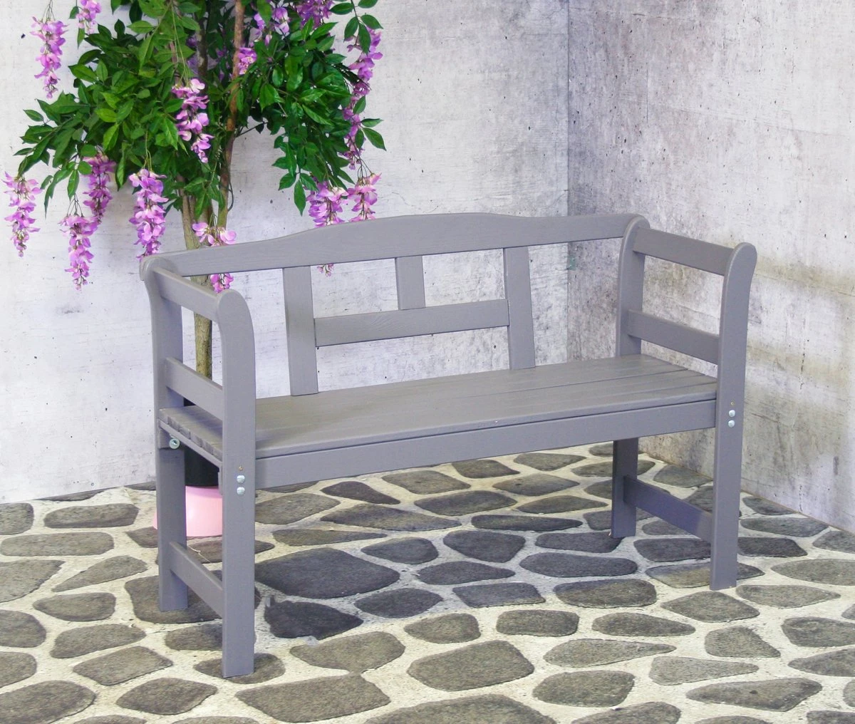 SenS-Line Friesen Tuinbank - Hout - Grijs 7 SenS-Line Friesen Tuinbank - Hout - Grijs - Afbeelding 7