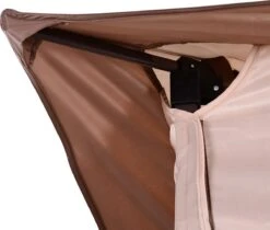 Outsunny Paviljoen Met Zijwanden Partytent Tuintent Popup 3,25 X 3,25 M Khaki 840-166 -Optimaal Tuinmeubel Winkel 1200x1018