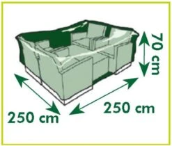 Nature - Tuinmeubelhoes - Beschermhoes Voor Loungeset - H70 X 250 X 250cm 7 Nature - Tuinmeubelhoes - Beschermhoes Voor Loungeset - H70 X 250 X 250cm -Optimaal Tuinmeubel Winkel 1200x1022 2