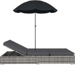 Prolenta Premium - Loungebed Met Parasol Poly Rattan Grijs 12 Prolenta Premium - Loungebed Met Parasol Poly Rattan Grijs -Optimaal Tuinmeubel Winkel 1200x1040 4