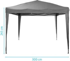 Ambiance Easy-up Partytent - 3x3m - Opvouwbaar - Grijs 13 Ambiance Easy-up Partytent - 3x3m - Opvouwbaar - Grijs -Optimaal Tuinmeubel Winkel 1200x1055 2