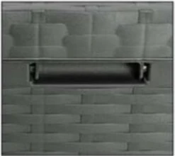 Verrijdbare Tuinkussen Opbergbox - Rattan Look - Zwart - 350 Liter -Optimaal Tuinmeubel Winkel 1200x1071 1