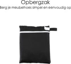 Merkloos Beschermhoes Voor Tuinmeubelen - 250x250x90cm - Zwart 15 Merkloos Beschermhoes Voor Tuinmeubelen - 250x250x90cm - Zwart -Optimaal Tuinmeubel Winkel 1200x1078 3