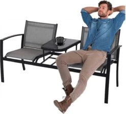 Pro Garden ProGarden Tuinbankje Met Tafel Tweepersoons 7 Pro Garden ProGarden Tuinbankje Met Tafel Tweepersoons -Optimaal Tuinmeubel Winkel 1200x1081