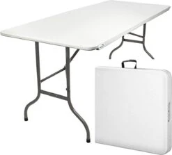 MaxxGarden Klaptafel - Inklapbare Tafel - Opvouwbare Tuintafel - Weerbestendig - Inclusief Handvat - 180x70x74 -Optimaal Tuinmeubel Winkel 1200x1085 3