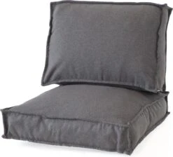 2L Home & Garden Loungekussen Metro Lounge Grijs - 60 X 60cm -Optimaal Tuinmeubel Winkel 1200x1089 5