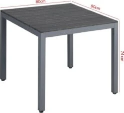 Tuinset 4 + 1 Klapstoelen Tuintafel – Aluminium 80x80cm - Grijs 23 Tuinset 4 + 1 Klapstoelen Tuintafel – Aluminium 80x80cm - Grijs -Optimaal Tuinmeubel Winkel 1200x1102 3
