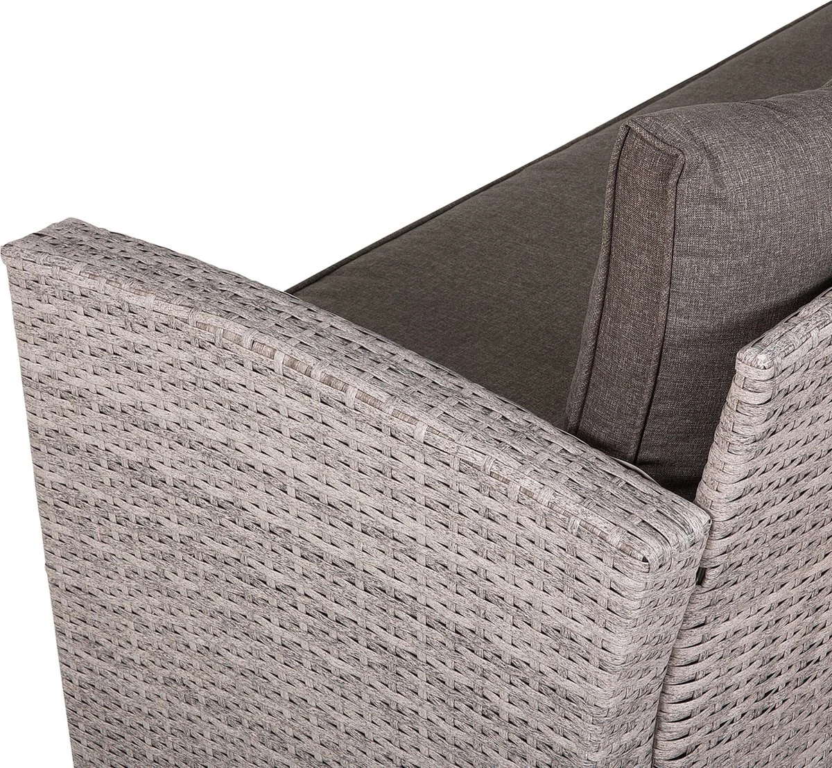 Beliani VITERBO - Loungeset Voor 8 - Grijs - PE Rotan 20 Beliani VITERBO - Loungeset Voor 8 - Grijs - PE Rotan - Afbeelding 20