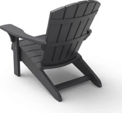 Keter Troy Adirondack Tuinstoel - 81x80x96,5cm - Grafiet -Optimaal Tuinmeubel Winkel 1200x1113