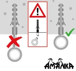 Metalen Ophangset Tot 160kg - Massieve Bevestiging Set Voor Hangstoel Hangmat - Plafond Wand Montage -Optimaal Tuinmeubel Winkel 1200x1123