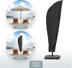 Power Goods Parasolhoes XXL Voor Zweefparasol – Parasolhoes Met Rits En Stok – Parasolhoes Staande Parasol – Tuinmeubelhoezen – Beschermhoes Zweefparasol – Waterproof – Anti-UV – 280 X 81 Cm -Optimaal Tuinmeubel Winkel 1200x1126 4