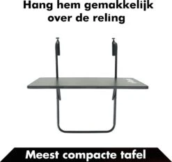 Balkontafel Inklapbaar – Zwart – 60 X 60 X 70 Cm – Hout Balkontafeltje Hangend Balkonbar Balkontafels Opklapbaar Hangtafel Balcony Table – Ophangbaar Voor Aan Het Balkon – Vouwtafel Wandtafel Inklapbare Tafel – Bijzettafel – Buiten Tafeltje Klaptafel -Optimaal Tuinmeubel Winkel 1200x1133 3