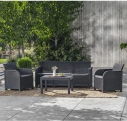 Keter Tuinbank 2-zits Rosalie Grafietkleurig -Optimaal Tuinmeubel Winkel 1200x1147 1