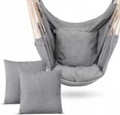 RENALUX Hangstoel Buiten En Binnen - Hangstoel Voor Binnen - Hangstoel Zonder Standaard - Hangstoel Cocoon - Gratis 2 Zachte Kussens - 150 KG - Grijs 15 RENALUX Hangstoel Buiten En Binnen - Hangstoel Voor Binnen - Hangstoel Zonder Standaard - Hangstoel Cocoon - Gratis 2 Zachte Kussens - 150 KG - Grijs -Optimaal Tuinmeubel Winkel 1200x1148