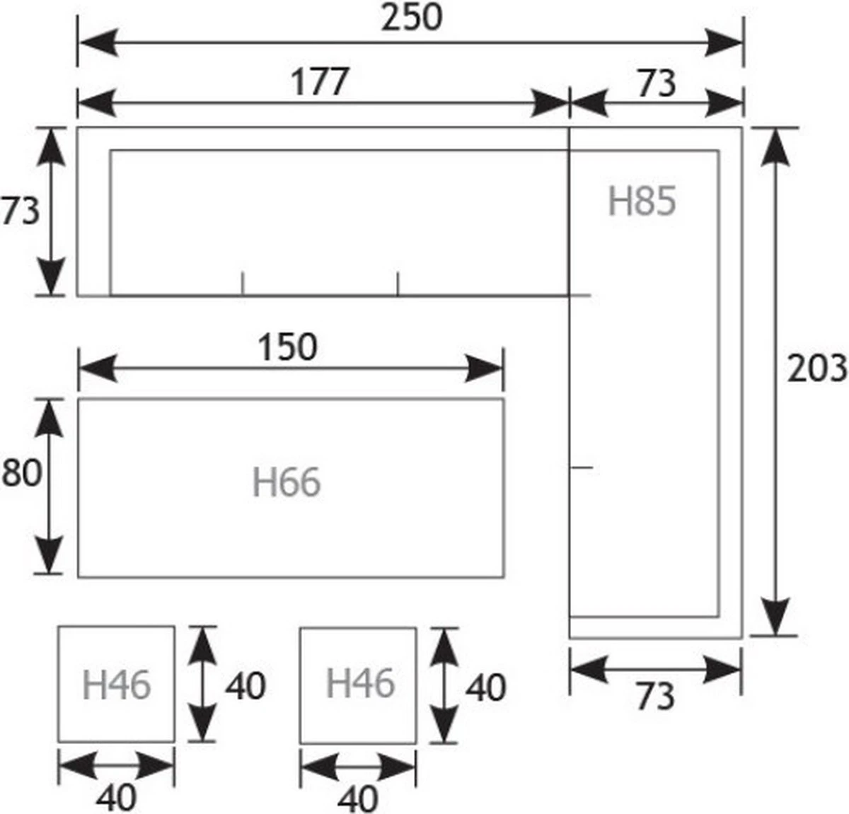 Garden Impressions Blue Bird Dining Loungeset 5-delig - Rechts - Bruin/antraciet 13 Garden Impressions Blue Bird Dining Loungeset 5-delig - Rechts - Bruin/antraciet - Afbeelding 13