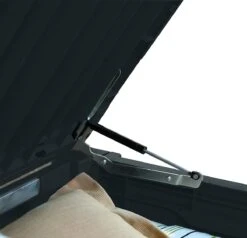 Keter Rockwood Opbergbox - 570L - 155x72,4x64,4cm - Grafiet -Optimaal Tuinmeubel Winkel 1200x1157 2