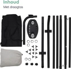 Vita5 Hangmat Met Standaard – 2 Persoons – Incl. Bekerhouder – 205kg Draaggewicht – Grijs 18 Vita5 Hangmat Met Standaard – 2 Persoons – Incl. Bekerhouder – 205kg Draaggewicht – Grijs -Optimaal Tuinmeubel Winkel 1200x1157 7