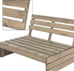 Pro Garden Palletbank - 120 Cm - 2-zits 16 Pro Garden Palletbank - 120 Cm - 2-zits -Optimaal Tuinmeubel Winkel 1200x1158 2