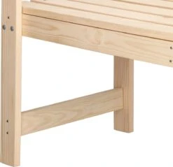 Merkloos Springos Tuinbank | Tuinbankje | Zitbank Buiten | Naaldhout | 119 X 78 X 45 Cm | Licht -Optimaal Tuinmeubel Winkel 1200x1162 1