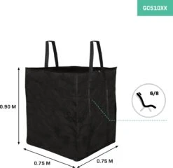 VONROC Premium Opbergtas Voor Lounge/tuinset Kussens – 75x75x90cm – Voor 6 Tot 8 Kussens -Optimaal Tuinmeubel Winkel 1200x1167 1