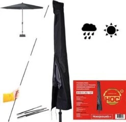 Parasolhoes - Hoes Ronde Stokparasol T/m ø 4m - Hoes Vierkante Stokparasol 3mx3m - Zware Dikke Kwaliteit -Optimaal Tuinmeubel Winkel 1200x1167 2