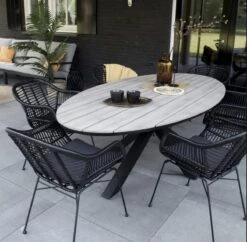 Ovale Tuintafel Cyprus 180cm | Wood | Polywood & Aluminium -Optimaal Tuinmeubel Winkel 1200x1175 3