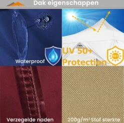 Easy Up Partytent - Partytent - Paviljoen - Partytent Opvouwbaar - Partytent 3x3 - Partytent Met Zijwanden - Inclusief Trolley - Waterdicht - UV 50+ Bescherming - Met Ramen - 16 Kg - Staal - Antraciet - 300 X 300 Cm 15 Easy Up Partytent - Partytent - Paviljoen - Partytent Opvouwbaar - Partytent 3x3 - Partytent Met Zijwanden - Inclusief Trolley - Waterdicht - UV 50+ Bescherming - Met Ramen - 16 Kg - Staal - Antraciet - 300 X 300 Cm -Optimaal Tuinmeubel Winkel 1200x1195 3