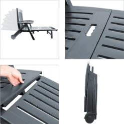 Casaria Ligstoel Zircone – Verstelbaar/Wielen Tot 120 Kg – Antraciet -Optimaal Tuinmeubel Winkel 1200x1197 1