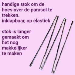 Parasolhoes Voor Zweefparasol–Waterdicht-met Rits En Stok-Superieure Kwaliteit-280cm X 81cm -Optimaal Tuinmeubel Winkel 1200x1197 11