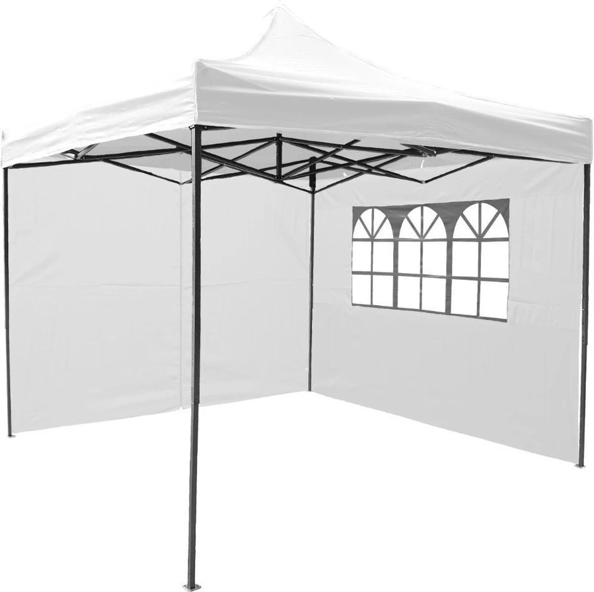 Garden Royal Easy Up Partytent 3x3 Met 4 Zijwanden Wit Waterdicht 4 Garden Royal Easy Up Partytent 3x3 Met 4 Zijwanden Wit Waterdicht - Afbeelding 4