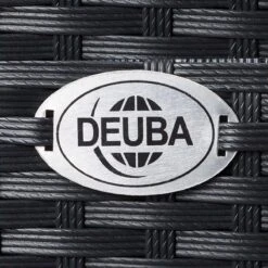 Casaria Tuinbank Polyrattan – 2 Zitter Incl. Tafel & Kussens – Zwart -Optimaal Tuinmeubel Winkel 1200x1200 1081