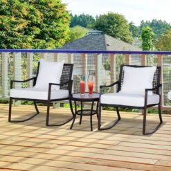 Outsunny Tuinset 7-delig Schommelstoel Set Zitgroep Met Kussens Rotan Bruin 863-030 -Optimaal Tuinmeubel Winkel 1200x1200 1108
